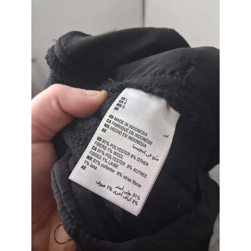 Mode‎ of One Knit Joggers Size L Black Athletic Pants Streetwear Lounge
